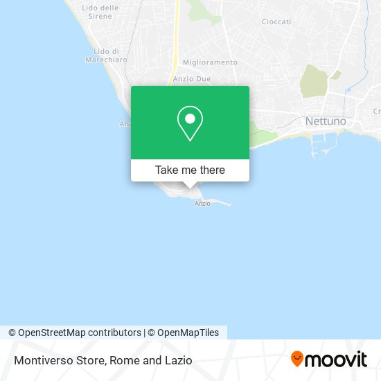 Montiverso Store map