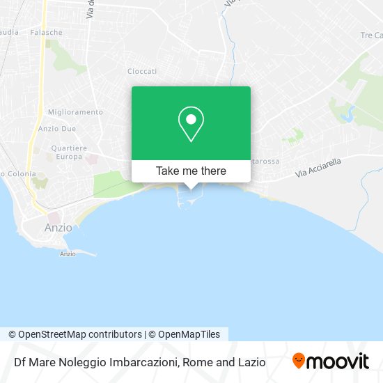 Df Mare Noleggio Imbarcazioni map