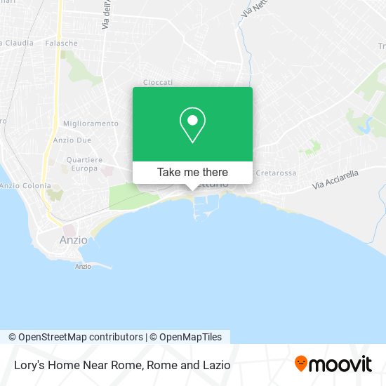 Lory's Home Near Rome map