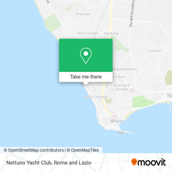 Nettuno Yacht Club map