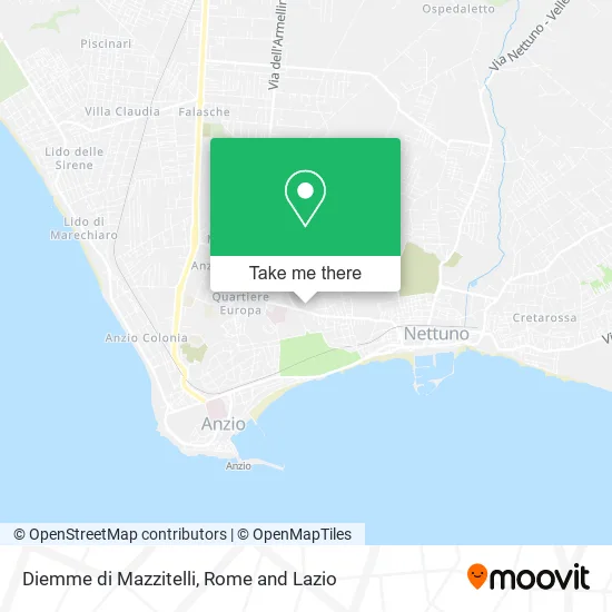 Diemme di Mazzitelli map