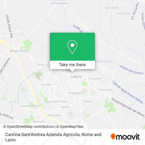 Cantina Sant'Andrea Azienda Agricola map