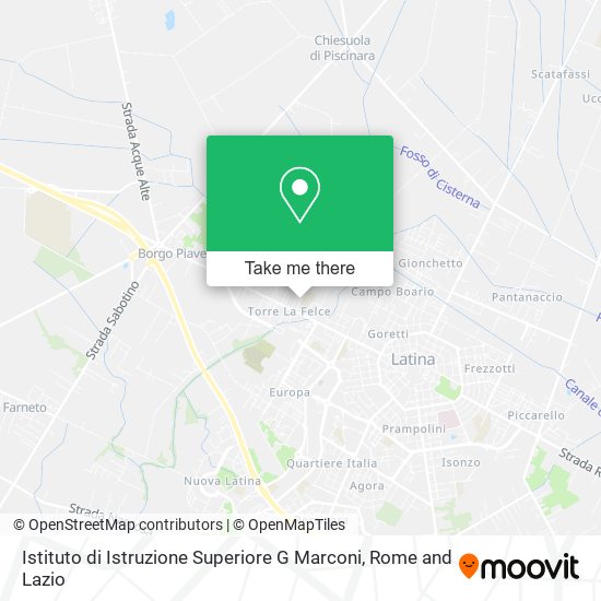Istituto di Istruzione Superiore G Marconi map