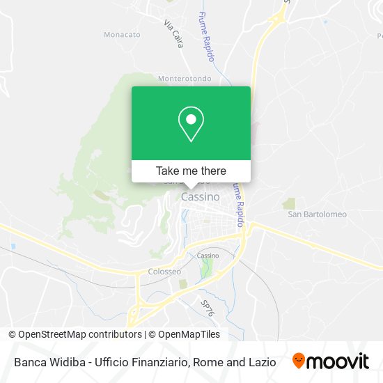 Banca Widiba - Ufficio Finanziario map