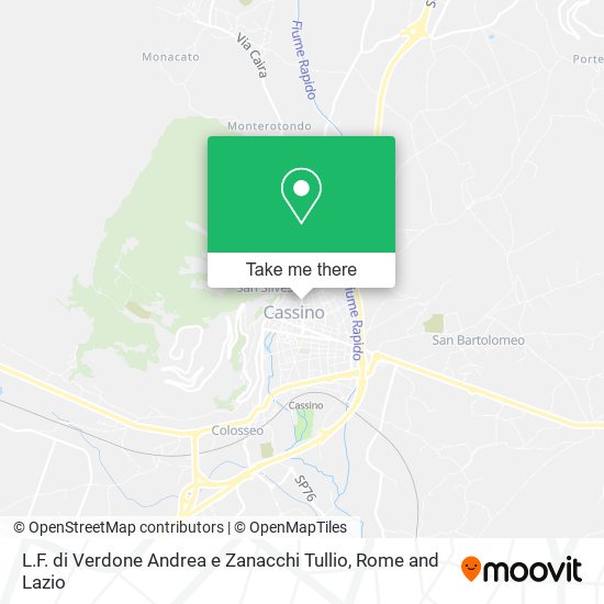 L.F. di Verdone Andrea e Zanacchi Tullio map