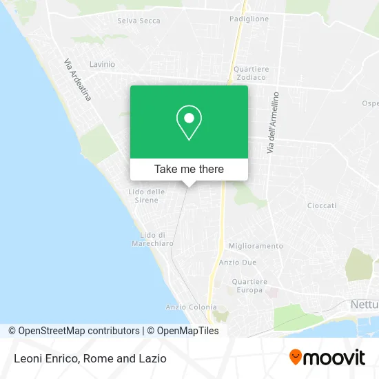 Leoni Enrico map