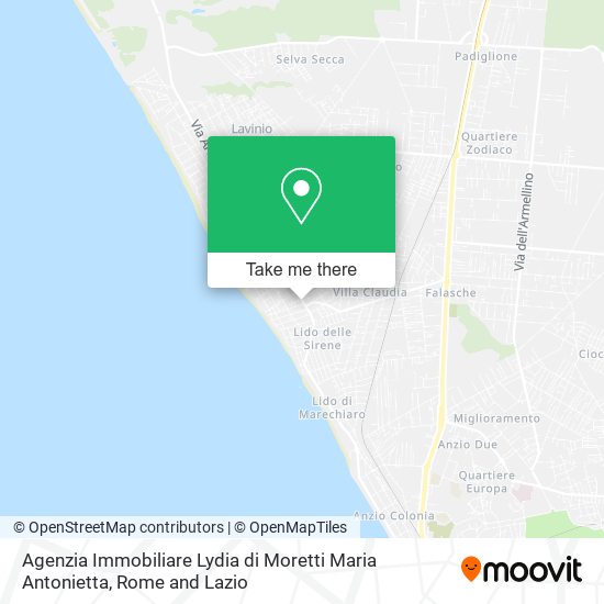 Agenzia Immobiliare Lydia di Moretti Maria Antonietta map