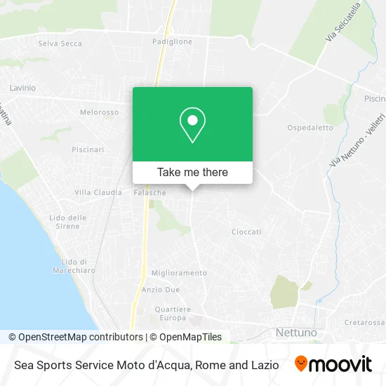 Sea Sports Service Water Motorcycle map