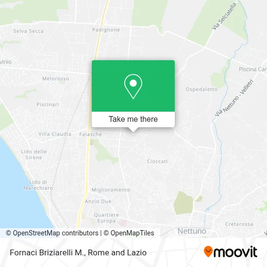 Fornaci Briziarelli M. map