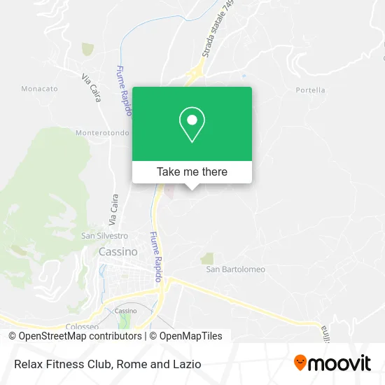 Relax Fitness Club map