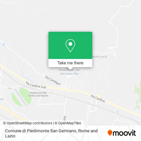 Comune di Piedimonte San Germano map
