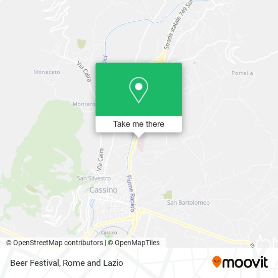 Beer Festival map