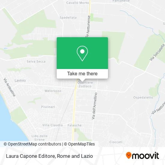 Laura Capone Editore map