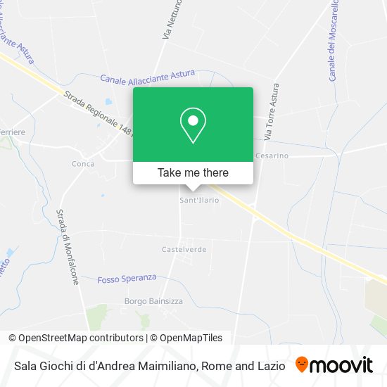 Sala Giochi di d'Andrea Maimiliano map