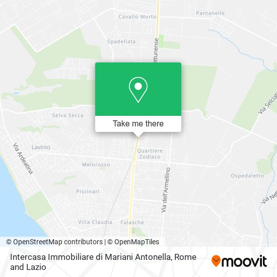 Intercasa Immobiliare di Mariani Antonella map