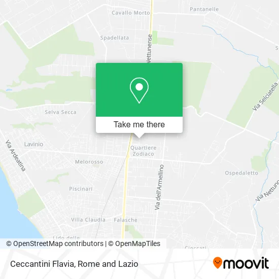 Flavia Ceccantini map