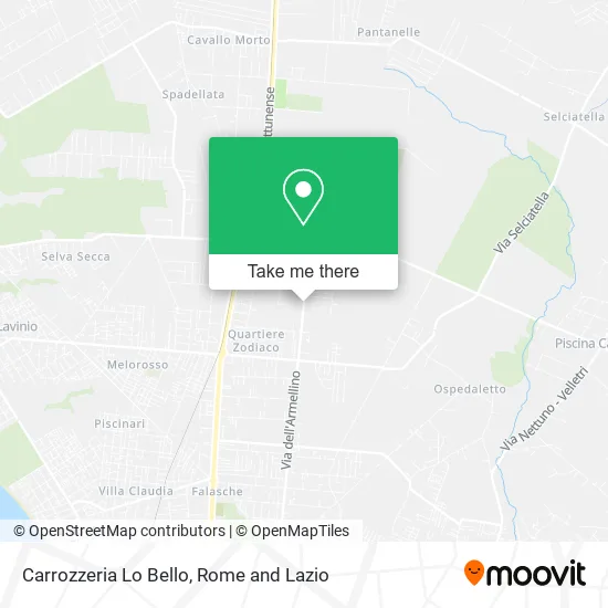 Lo Bello Auto Body Shop map