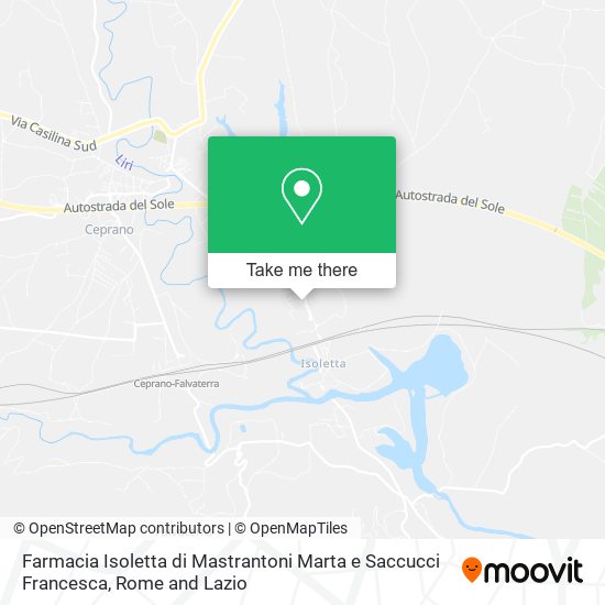 Farmacia Isoletta di Mastrantoni Marta e Saccucci Francesca map