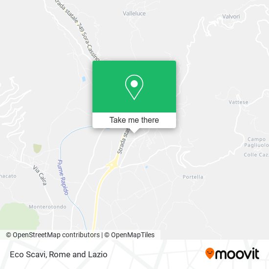 Eco Scavi map