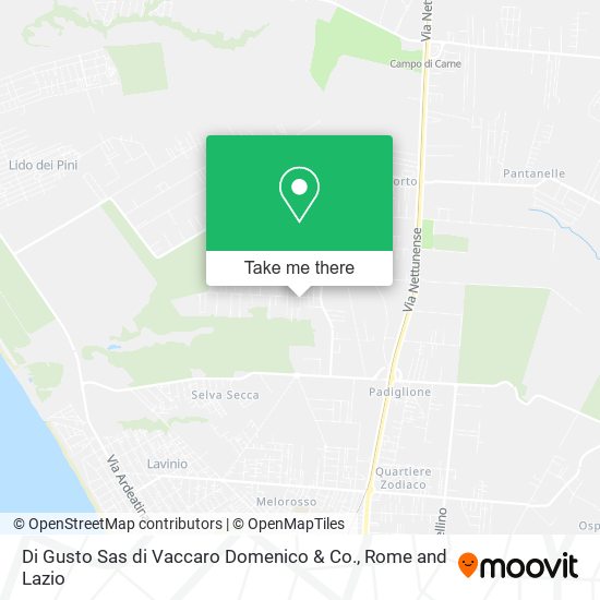 Di Gusto Sas di Vaccaro Domenico & Co. map