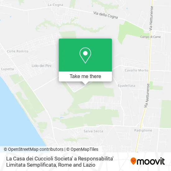 La Casa dei Cuccioli Societa' a Responsabilita' Limitata Semplificata map