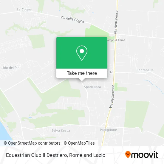 Equestrian Club Il Destriero map