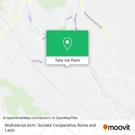 Multiservizi Acm. Societa' Cooperativa map