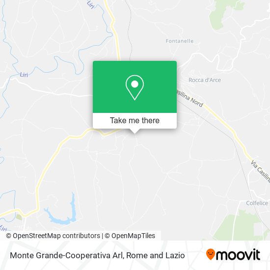 Monte Grande-Cooperativa Arl map