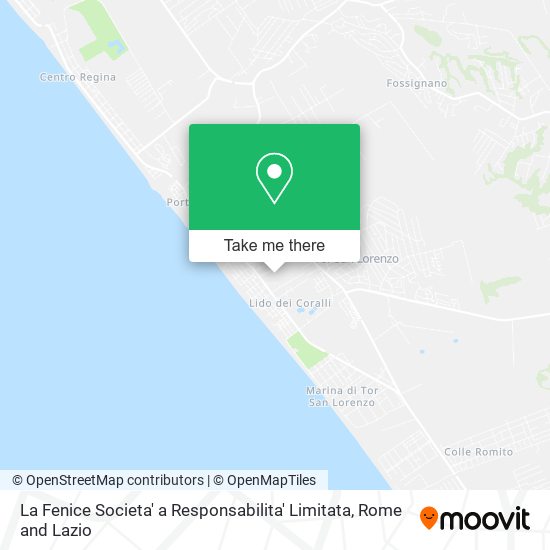 La Fenice Societa' a Responsabilita' Limitata map