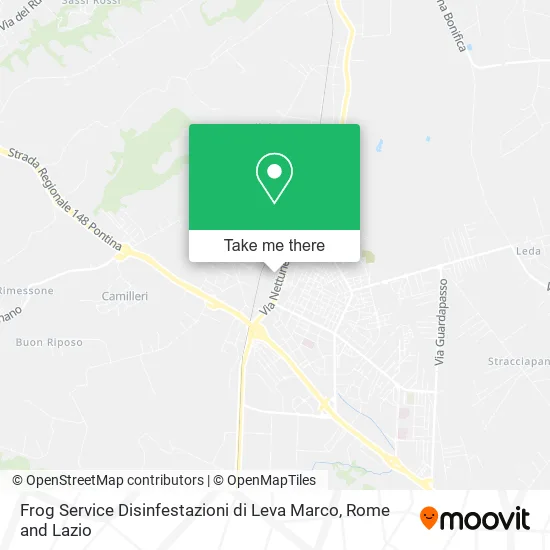 Frog Service Pest Control by Marco Leva map