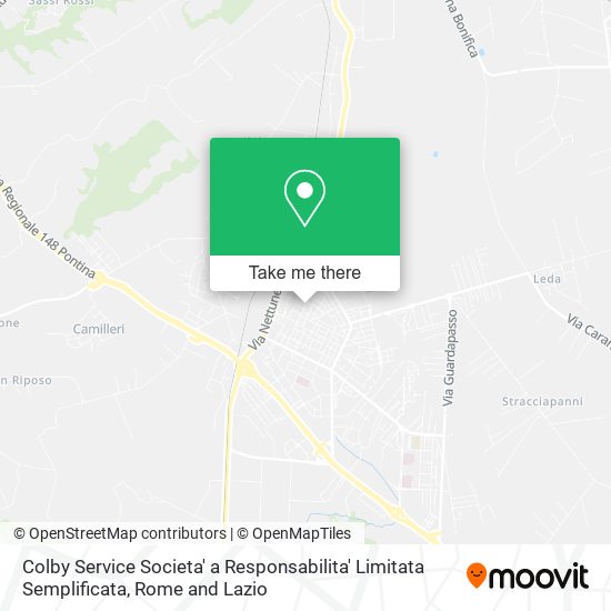 Colby Service Societa' a Responsabilita' Limitata Semplificata map