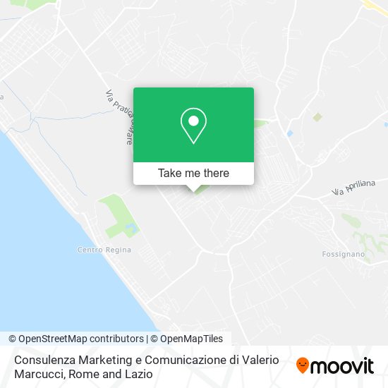 Consulenza Marketing e Comunicazione di Valerio Marcucci map