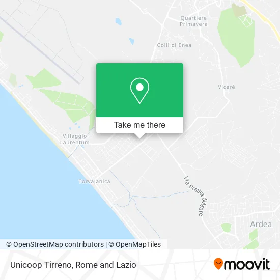 Unicoop Tirreno map