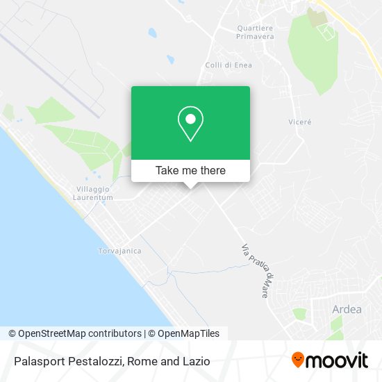 Palasport Pestalozzi map