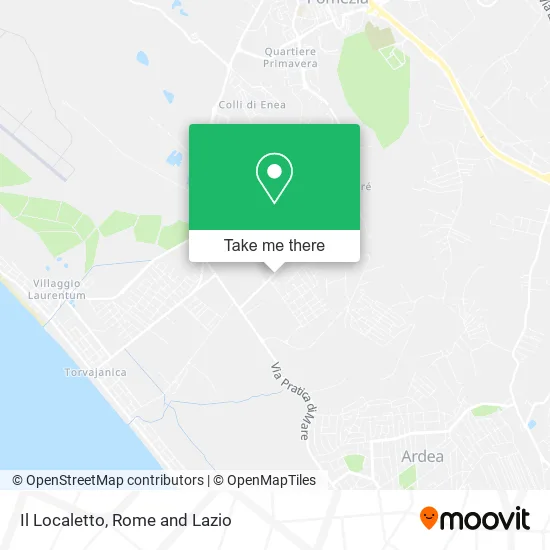 Il Localetto map
