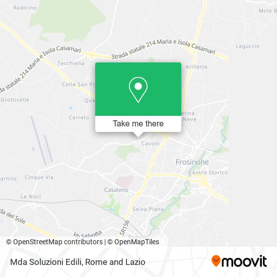 Mda Soluzioni Edili map