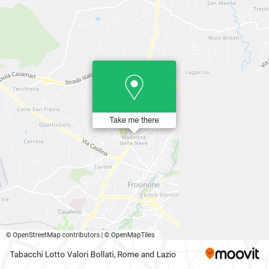 Tabacchi Lotto Valori Bollati map