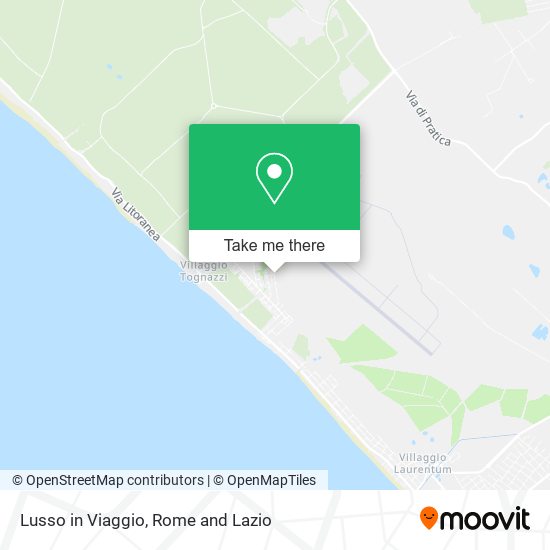 Lusso in Viaggio map