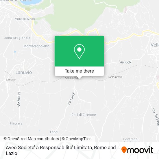 Aveo Societa' a Responsabilita' Limitata map