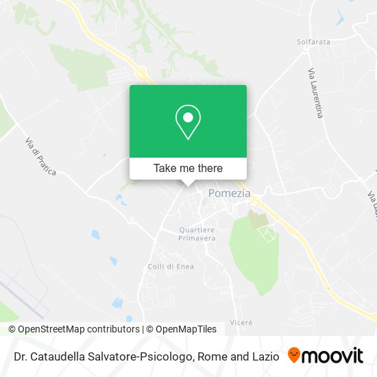 Dr. Cataudella Salvatore-Psicologo map