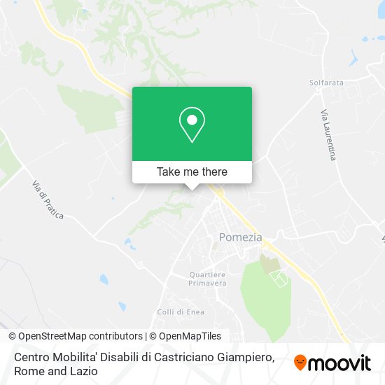 Centro Mobilita' Disabili di Castriciano Giampiero map