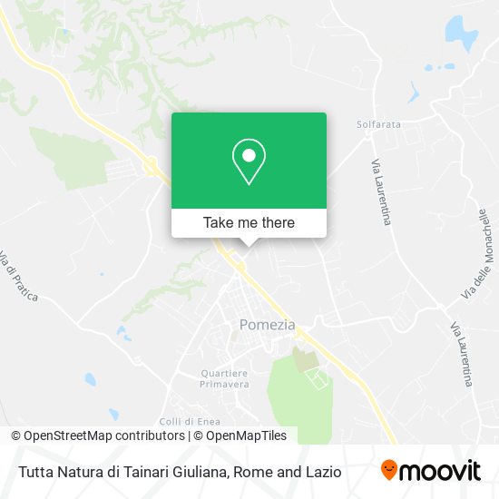 Tutta Natura di Tainari Giuliana map