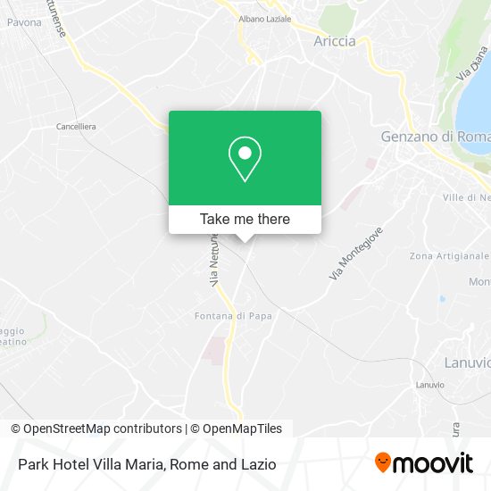 Park Hotel Villa Maria map