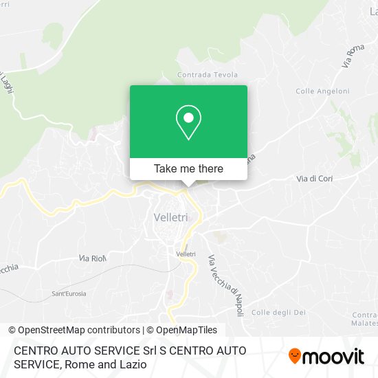 CENTRO AUTO SERVICE Srl S CENTRO AUTO SERVICE map