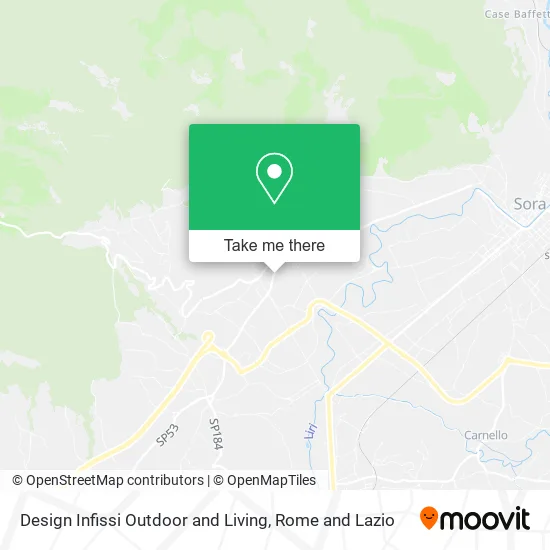Design Infissi Outdoor and Living map
