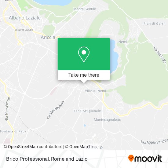Brico Professional map