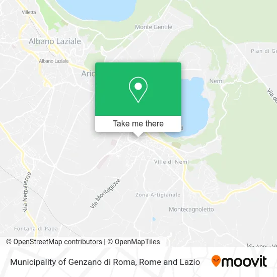 Municipality of Genzano di Roma map