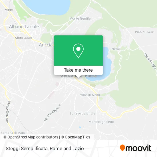 Simplified Steggi map