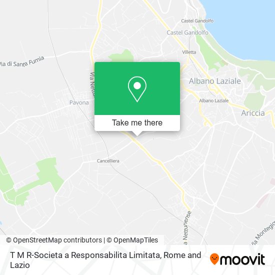 T M R-Societa a Responsabilita Limitata map