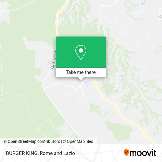 BURGER KING map